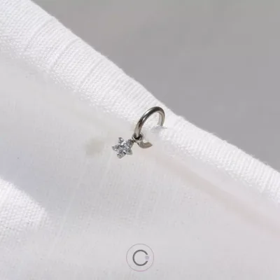 argola piercing rook tragus