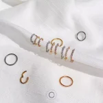 argolas piercings helix conch tragus rook