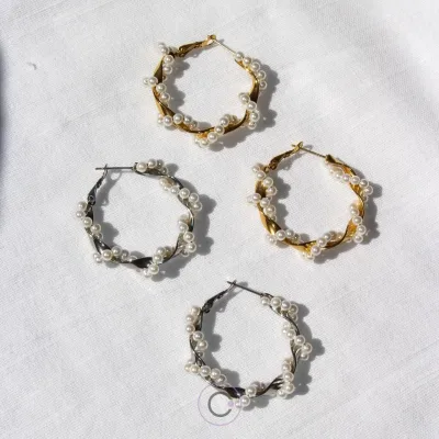 Argolas Twisted Pearls - Image 3
