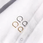 argolas d-ring piercings nariz