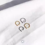 argolas d-ring piercings nariz