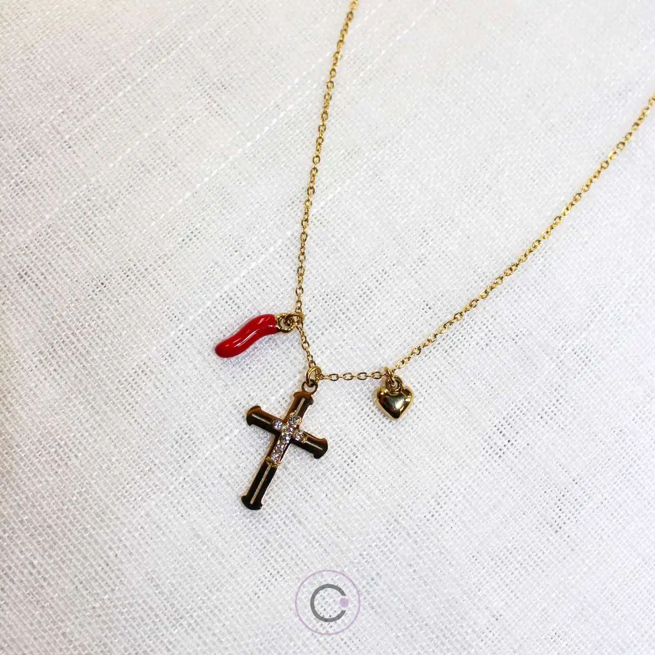 colar charms pendentes bijuterias