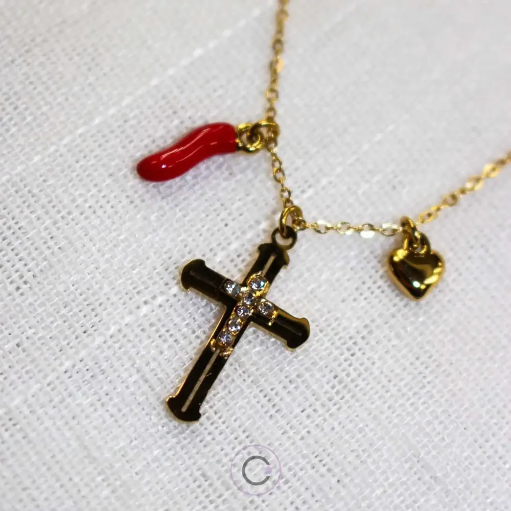 bijuterias-aço-colares colar charms pendentes bijuterias