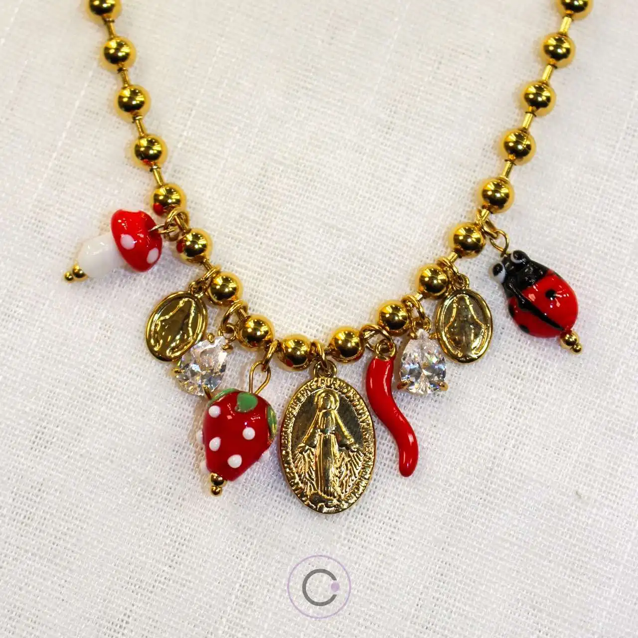 colar charms pendentes bijuterias