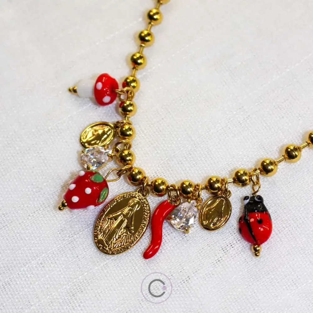 colar charms pendentes bijuterias