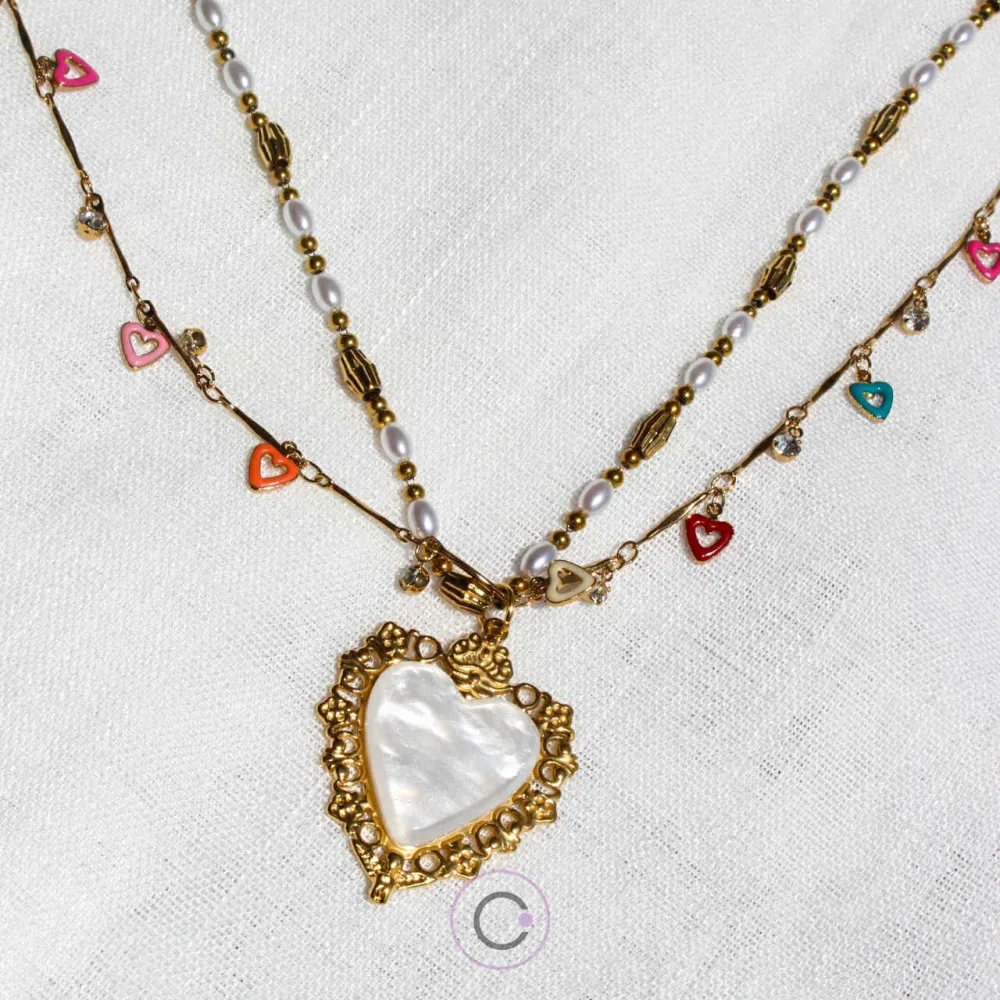 colar-aço-dourado Colar elegante aço