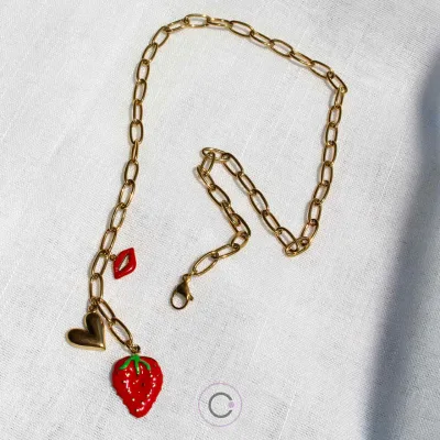 Colar elegante aço