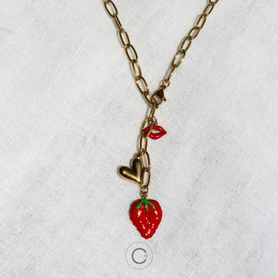 Colar elegante aço