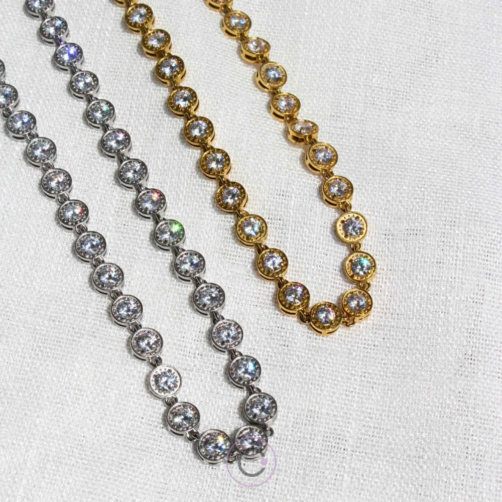 colar-brilhante-aço Colar elegante aço brilhante