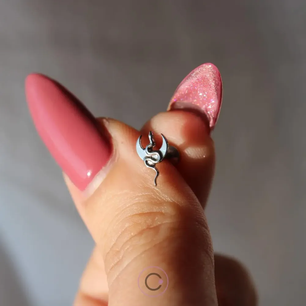 piercings orelha helix conch tragus flat