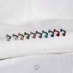 piercings rook sobrancelhas curvos