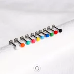 piercings helix conch tragus coloridos