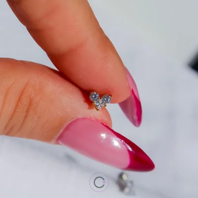 Piercing Coração Cristal - Image 2