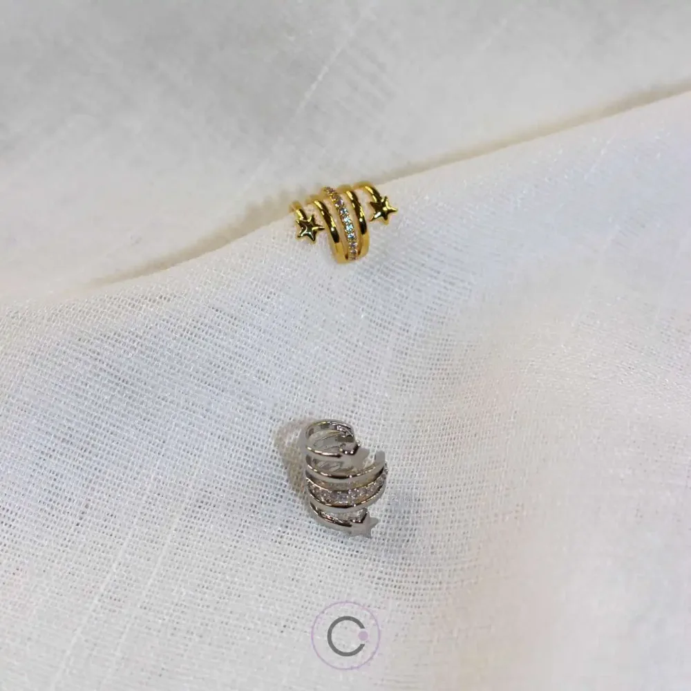 piercings falsos earcuffs