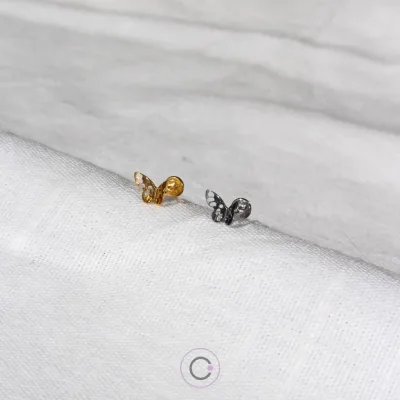 piercings orelha helix conch tragus flat