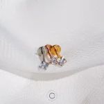 piercings ponto de luz 3mm conch heliz tragus