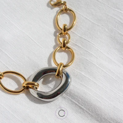 Pulseira Chunk Gold&Silver - Image 2