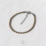 pulseiras aço inoxidável elegante dourado prateado