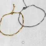 pulseira pé aço