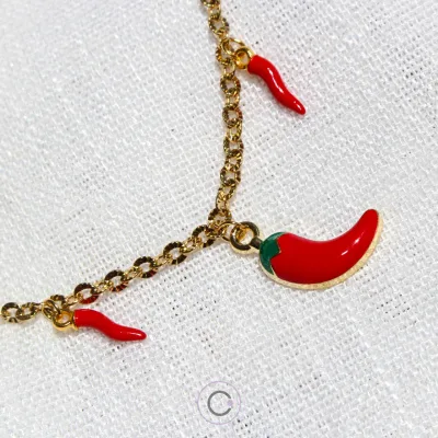 pulseira pé aço