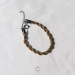 pulseiras aço inoxidável elegante dourado prateado