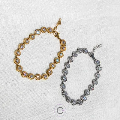 pulseira aço brilhante