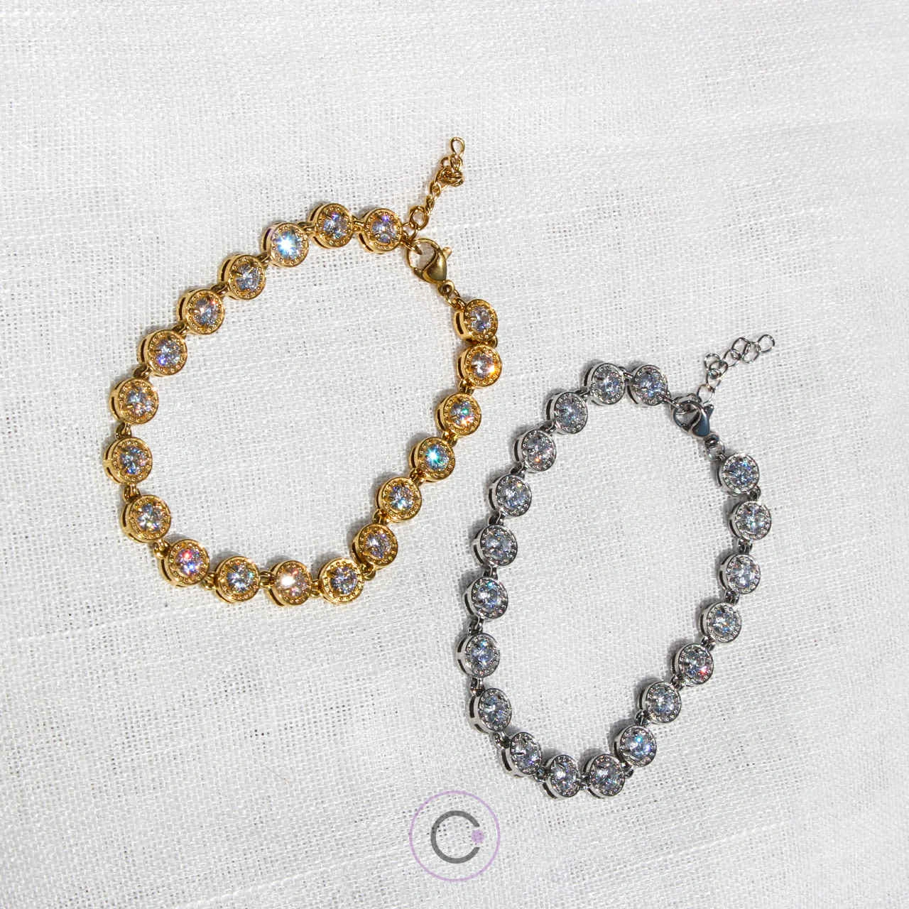 pulseira aço brilhante